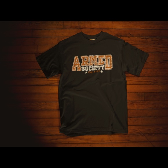 Armed Society “Established 1791” Crewneck T-Shirt - Picture 3 of 7